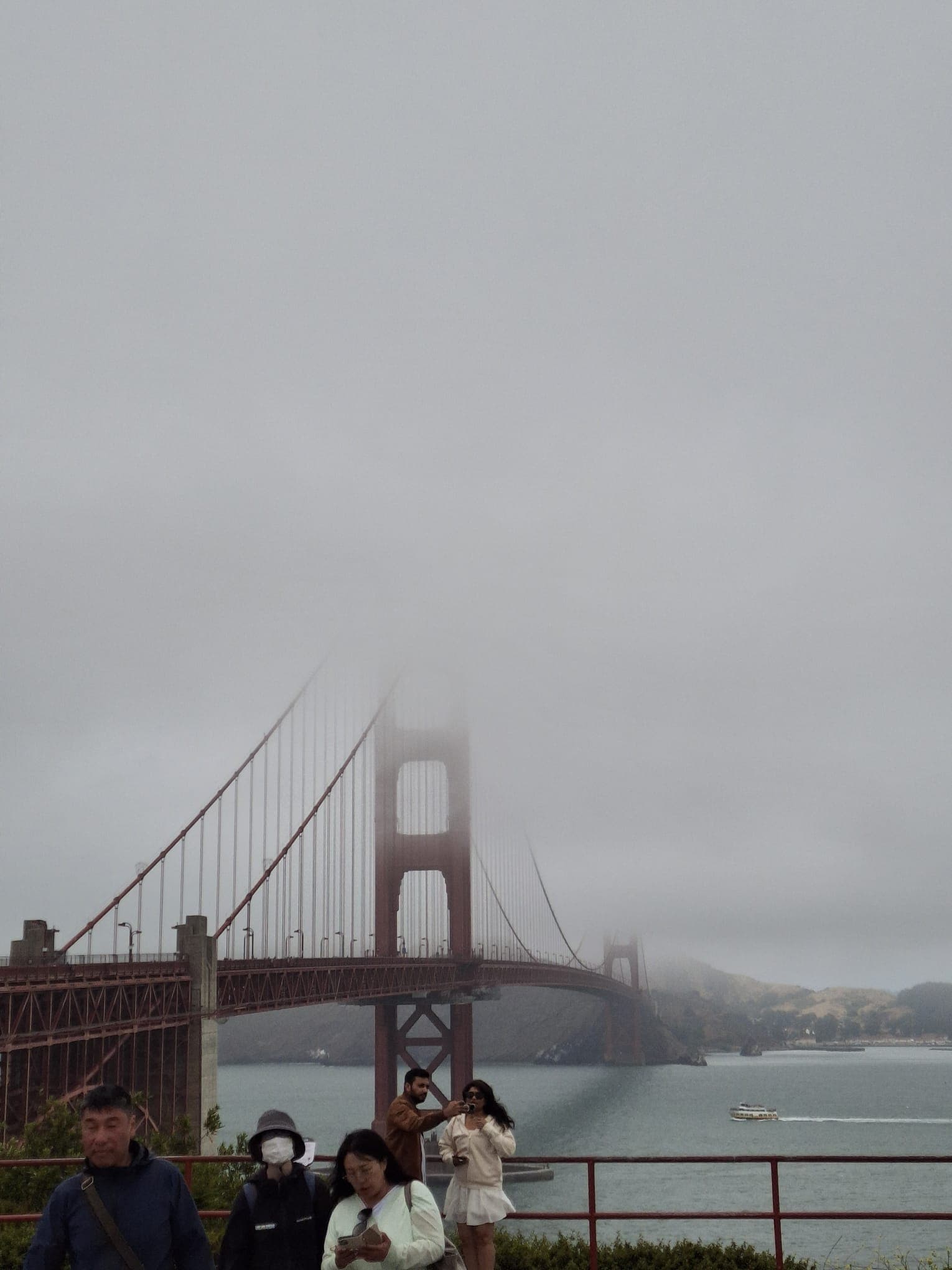 On Golden Gate Bridge